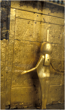 Bilder fra Det Egyptiske Museum i Kairo, Egypt. Tutankhamun's dødsmaske.