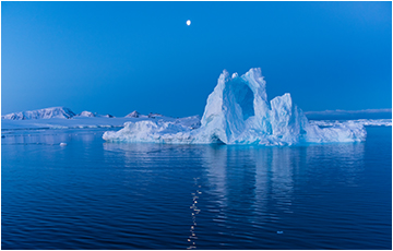 isfjell i antarkstis