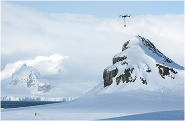 drone i antarktis