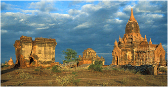 bilder fra bagan, burma, myanmar