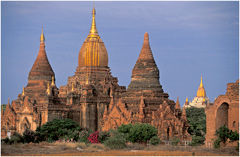 bilder fra bagan, burma, myanmar