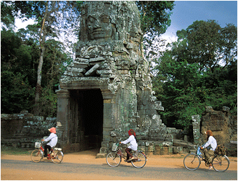 Bilder fra Angkor Wat, Cambodia.