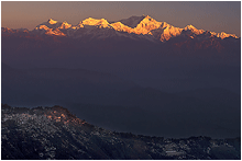 Bilder fra India; bilde av kanchengjunga, dajeeling himalaya india