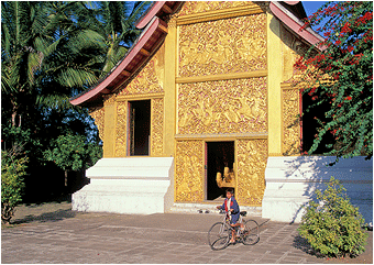 bilde fra laos luang parbang wat xieng thong