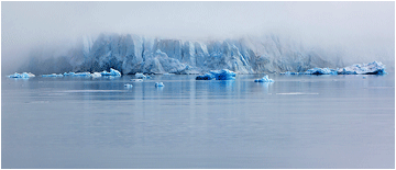 Naturfoto Svalbard. Liefdefjorden.