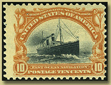 frimerkesamling USA