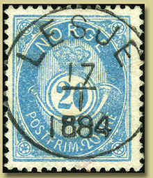 luksusstemplet posthornmerke Lesje