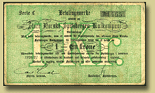 1 kr spitsbergenseddel 1926/27