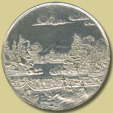 numismatisk medalje fra 1665