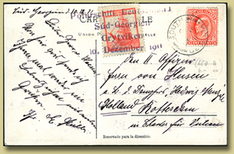 postkort fra Syd Georgia 1911