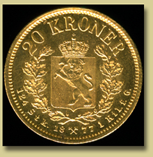 20 kroner gull