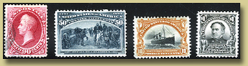 frimerkesamling USA