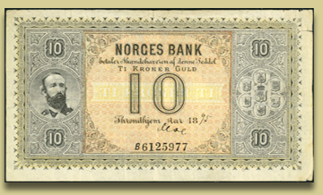 10 kroner seddel 1895