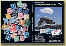 frimerkeauksjonskatalog 74