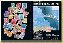 frimerkeauksjonskatalog 75