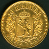 norsk 10 kr gullmynt