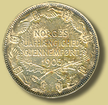 parti norske mynter